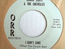 NORTHERN 45-COOKIE SCOTT & CHEVELLES-I DON'T CARE /MISLED on ORR M-