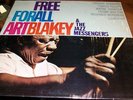 ART BLAKEY & THE JAZZ MESSENGERS FREE FOR ALL BLUE NOTE RECORDS NY BLP-4170