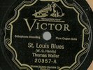 Thomas Waller, Organ Solos, St Louis & Lenox Ave Blues, Victor 20357 78 rpm