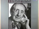 HOROWITZ The Last Recording Sony Classical LP 1990 MINT