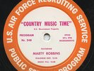HEAR- Rare Radio Show LP - Country Music Time - Marty Robbins - Glaser Bros.- M-