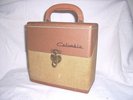 COLUMBIA 45 RECORD CASE W/ 30 RECORDS MUST SEE LIST  VG+++-NM