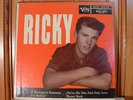 Ricky Nelson-Ricky-4 song 45 RPM Verve EP-w/PS-Original U.S. RARE 1958