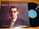 Bill Evans Trio-Portrait In Jazz LP Riverside 12-315 Original Mono DG Nice