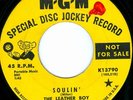 THE LEATHER BOY Soulin MOD GARAGE PROMO 45 on MGM K13790