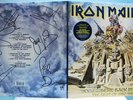 IRON MAIDEN Somewhere Back In Time RARE FULLY SIGNED ORG 1st PRESS 2x PICTURE LP