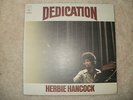 Herbie Hancock - Dedication LP RARE OOP Japan IMPORT in MINT Condition w/ Poster