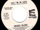 UNIQUE BLEND Yes, I'm In Love EASTBOUND 70's Modern Soul VG++
