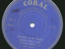 BUDDY HOLLY Raining In My Heart ORIGINAL 1959 UK One Sided Coral DEMO Single