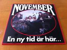NOVEMBER - En ny tid ar har 70's Sweden Progressive VINYL LP reissue NEW