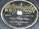 LEE'S BLACK DIAMONDS 78 rpmBroadway 1294 pre war WINDY RHYTHM KINGS paramount