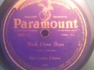 Blind Lemon Jefferson / Paramount 78 RPM   Blues. R&B