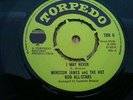 WINSTON JAMES AND THE HOT ROD ALL-STARS    I MAY NEVER    TOR 6  EX  CON