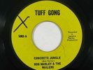 Reggae 45 BOB MARLEY & THE WAILERS Concrete Jungle / Nice Time on Tuff Gong
