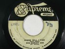 Reggae 45 BOB MARLEY & THE WAILERS Where Will I Find on Supreme ska