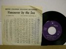 ALBERTA SLIM & HIS BAR-X RANCH BOYS 45 rpm VANCOUVER BY THE SEA with pic sleeve