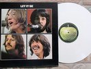 THE BEATLES - Let It Be  -  Export - Rare Original UK 1978 White Vinyl  LP EX