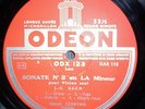 HENRYK SZERYNG / BACH sonata & partita no 2  / ODEON ODX 123