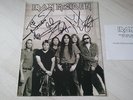 IRON MAIDEN ORIGINAL FANCLUB SIGNED BY THE BAND PROMO PHOTO NWOBHM FREE SHIPPING