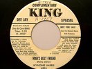 45 NEW BREED R&B--  WYNONIE HARRIS Man's Best Friend RARE KING DJ BIO--  HEAR IT
