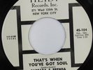 rare Soul 45 BARBARA & BRENDA that's when you've got soul HEIDI Hear