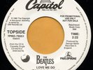 THE BEATLES Love Me Do CAPITOL / APPLE PROMO 45 & PROMO PS dj 7