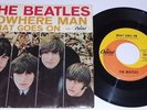 THE BEATLES: Nowhere Man / What Goes On NEAR MINT PICTURE SLEEVE 45 PS