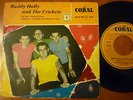 BUDDY HOLLY AND THE CRICKETS - OH, BOY  - RARE GERMANY 7/45 EP  CORAL