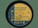 78 RPM Lou Donaldson Blue Note 1599 in V
