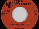 Northern Soul 45 JACKIE DAY Before It's Too Late MODERN HEAR