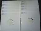 THE SMITHS - SUPER RARE COMPLETE SET OF 10 X WHITE LABEL ALBUM TEST PRESSINGS