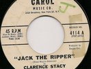 Clarence Stacy TEEN NOVELTY 45 Jack The Ripper CAROL 4114  LISTEN