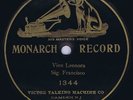 SIG. CARLOS FRANCISCO, EMILIO DE GOGORZA on VERY EARLY 1902 VICTOR MONARCH 1344