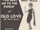 MARY WELLS--RARE PICTURE SLEEVE ONLY---(YOU BEAT ME TO THE PUNCH)--PS--PIC--SLV