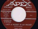 Jimmy Lloyd I Got A Rocket In My Pocket 1958 NEAR MINT Canadian Apex 45 RPM