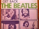 THE BEATLES - GET BACK +3 7/45 EP PORTUGAL 1969 PS RARE PORTUGUESE PRESS VG+