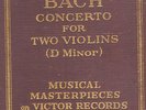 VICTOR  SCROLL SET VM-123: ARNOLD & ALMA ROSE PLAY BACH DOUBLE VIOLIN CONCERTO