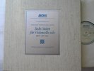 PIERRE FOURNIER Bach 6 Suiten für Violoncello ARCHIV 3 LP BOX Germany 198 356/8