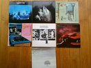 7 Genesis LP´s Lamb lies down, Seconds out, wind and wuthering, Trespass u. a.
