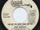 HEAR BOTH SIDES - Rare Northern Soul 45- Jimmy Beaumont - You Got Too Much Going