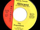 Funk 45 THE PROPOSITIONS Africana on Movement HEAR Rare HEAVY