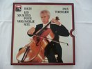Bach Sechs Suiten für Violoncello solo Paul Tortelier 3 LP's 1961