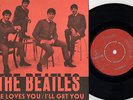 SWEDEN Beatles Single 1963 She loves you Parlophone R 5055 Red Cover STUNNING