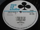 JOHN MAYALL THE BLUES ALONE DECCA ACE OF CLUBS UK RARE -1W FIRST STEREO NR. MINT