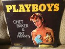 Chet Baker & Art Pepper Playboys World Pacific PJ-1234 mono LP cheesecake cover