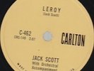 Jack Scott . Leroy / My True Love . 78 rpm