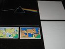 Pink Floyd rare '73 UK press LP The Dark Side of the Moon M- 2 Poster  2 Sticker