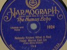 Ukulele Ike, Nobody Knows What a Red Hot Mama Can Do, Harmograph 1024 78 rpm