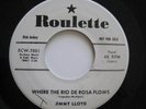 JIMMY LLOYD Where The Rio De Rosa 50's ROCKABILLY 45 DJ PROMO ORIGINAL