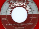 J.B. LENORE Mamma Talk RARE CHICAGO BLUES PARROT 809 RED WAX 45